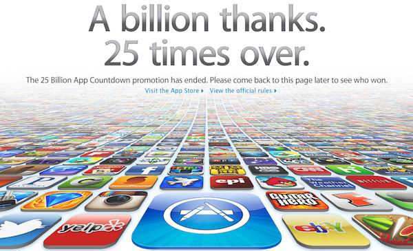 Apple: 25 Billion Apps Have Been Downloaded From The App Store
