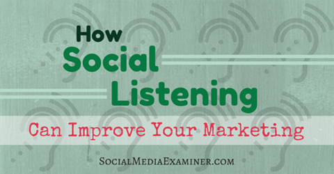 How Social Listening Can Improve Your Marketing